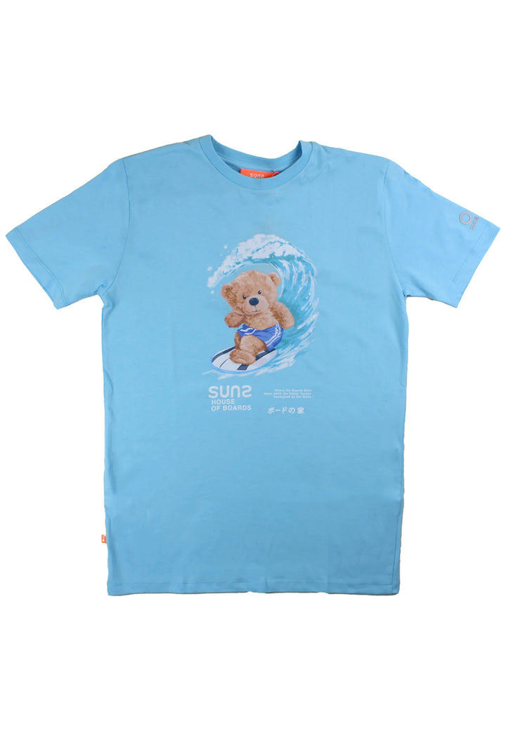 T-shirt azzurro per bambino
