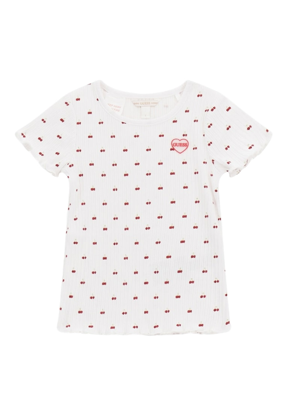 T-shirt bianca per bambina