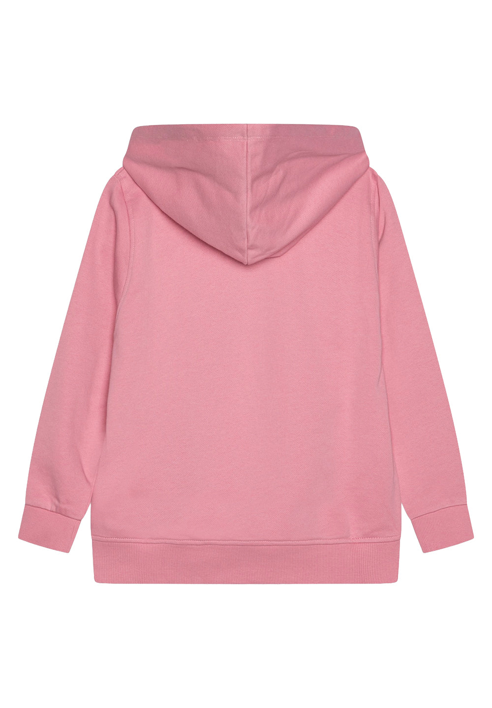 Felpa cappuccio rosa per bambina