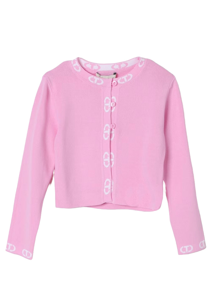 Cardigan rosa per bambina