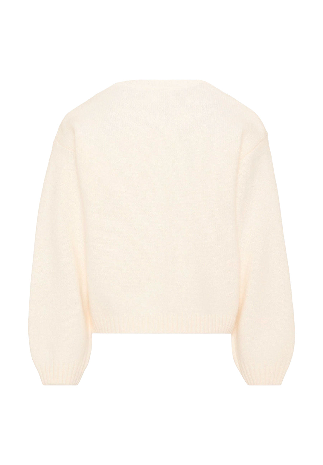 Maglione panna per bambina
