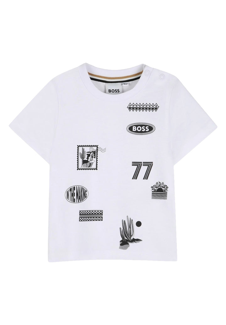 T-shirt bianca per bambino