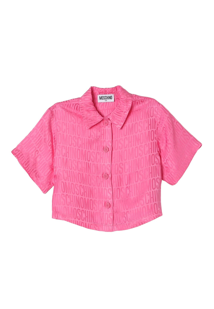 Camicia rosa per bambina