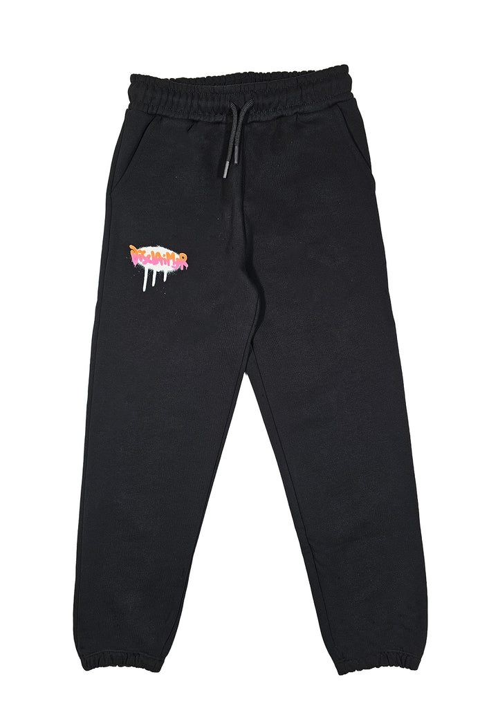 Pantalone felpa nero per bambino