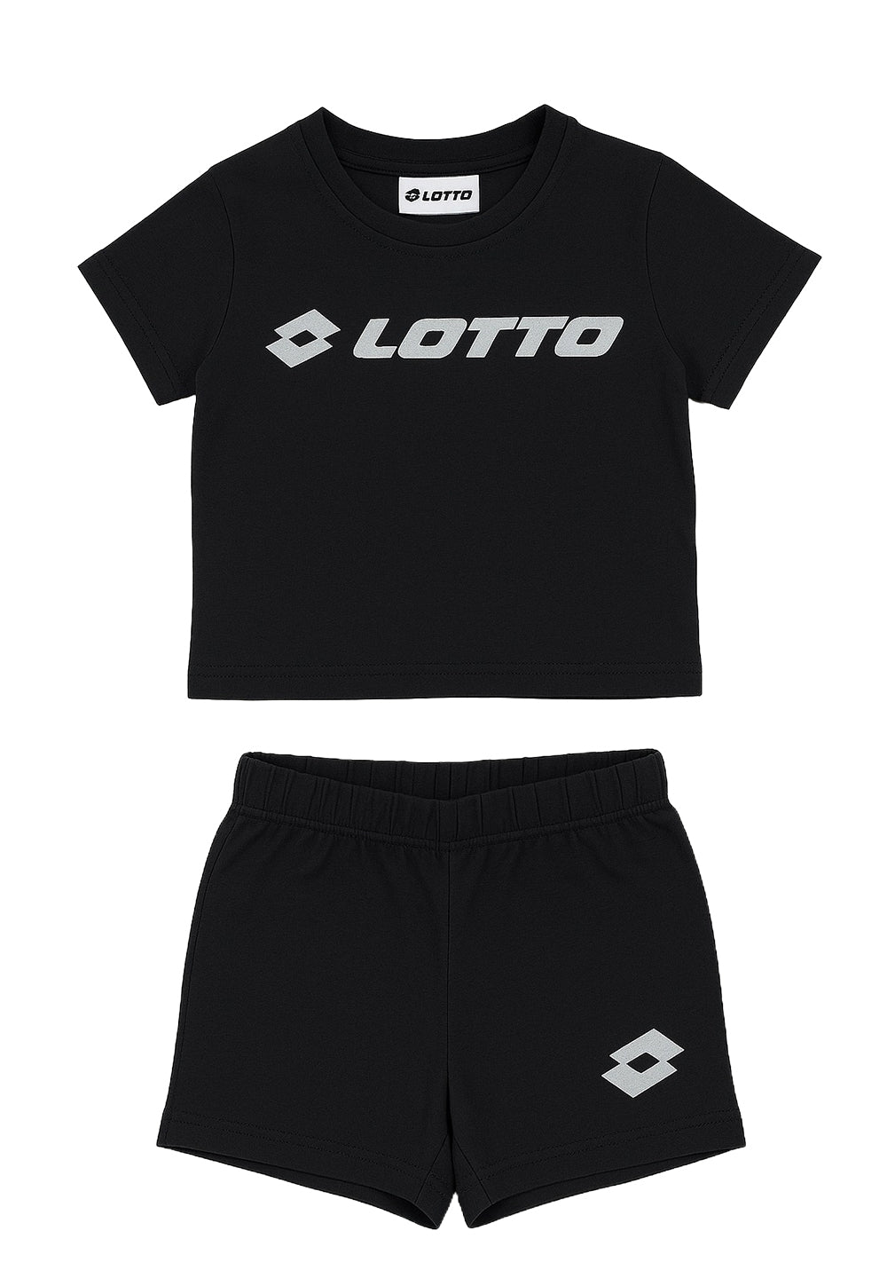 Completo nero per bambina