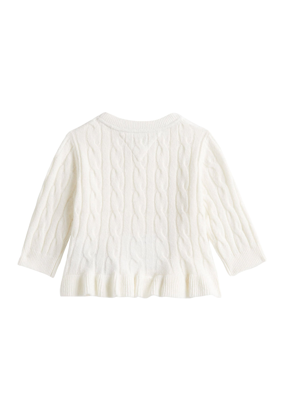 Cardigan bianco per neonata