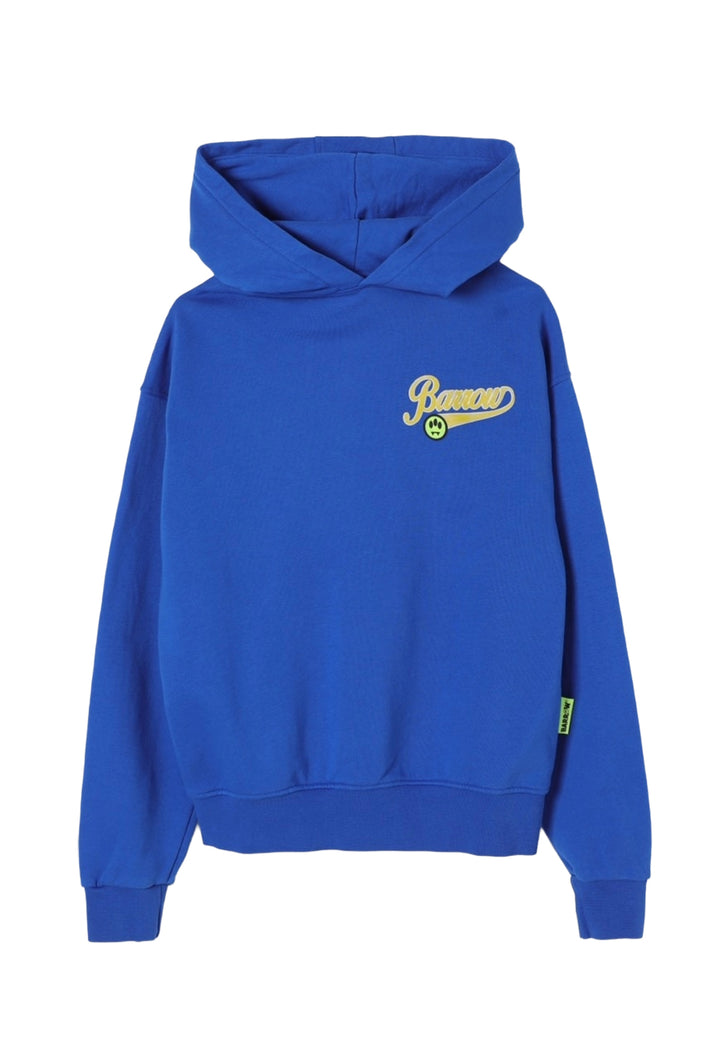 Felpa cappuccio blu per bambino