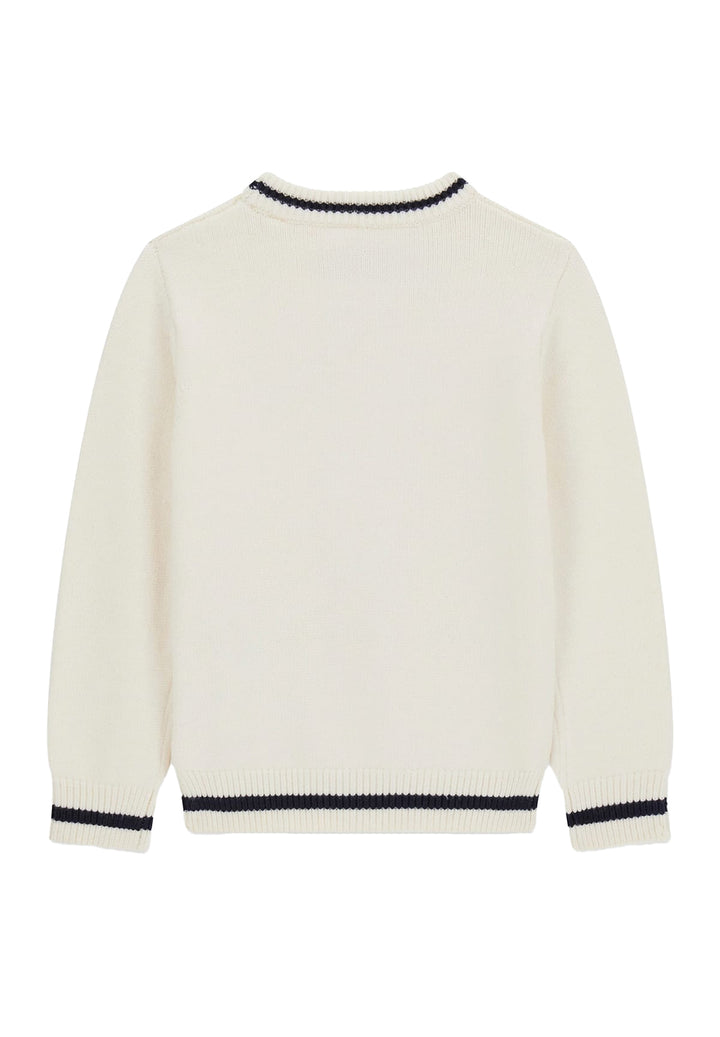 Maglia crema per neonato