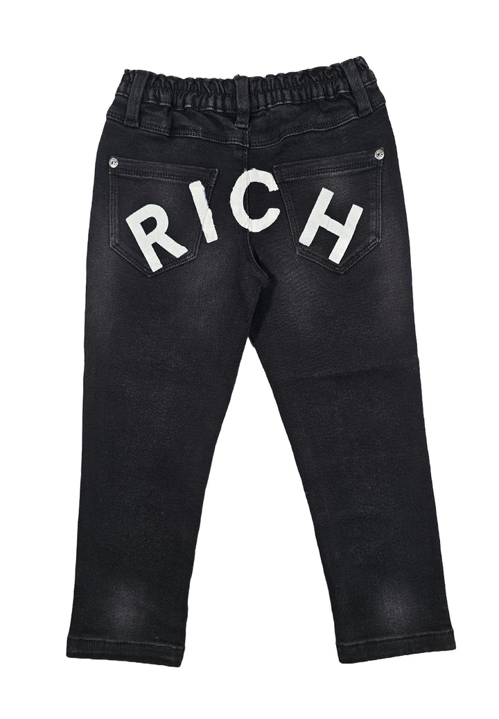 Jeans nero per neonata