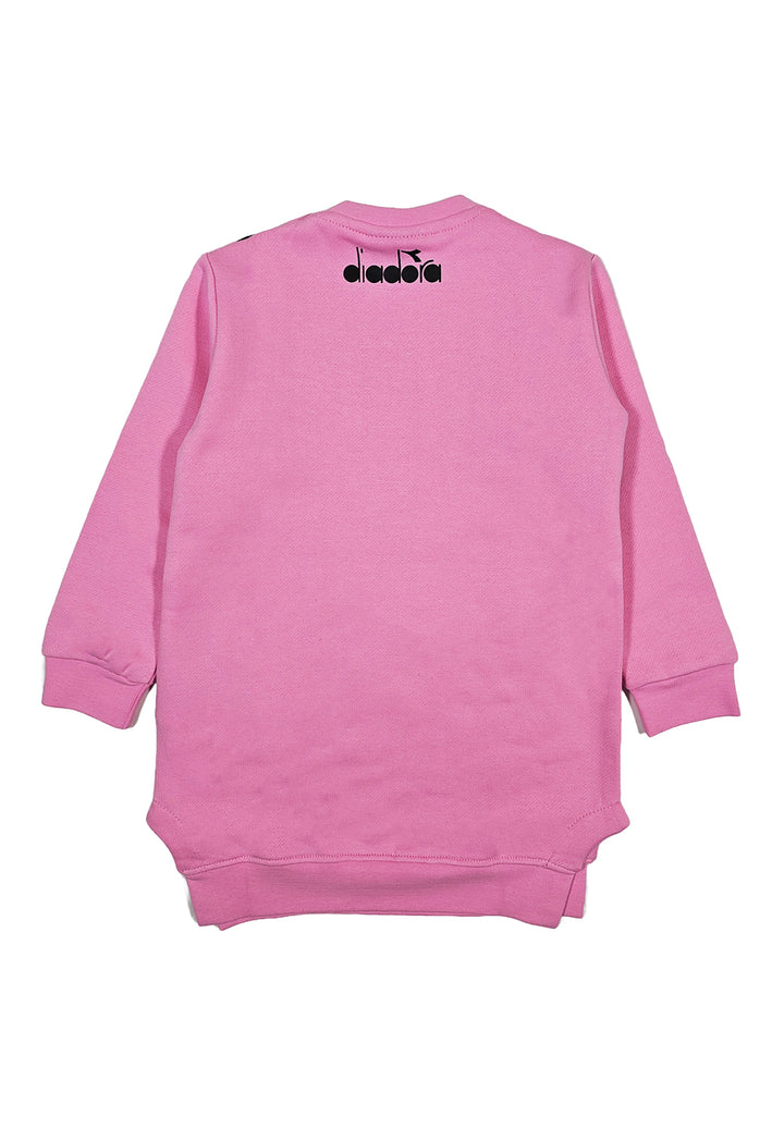 Rosa Sweatshirtkleid für Babymädchen