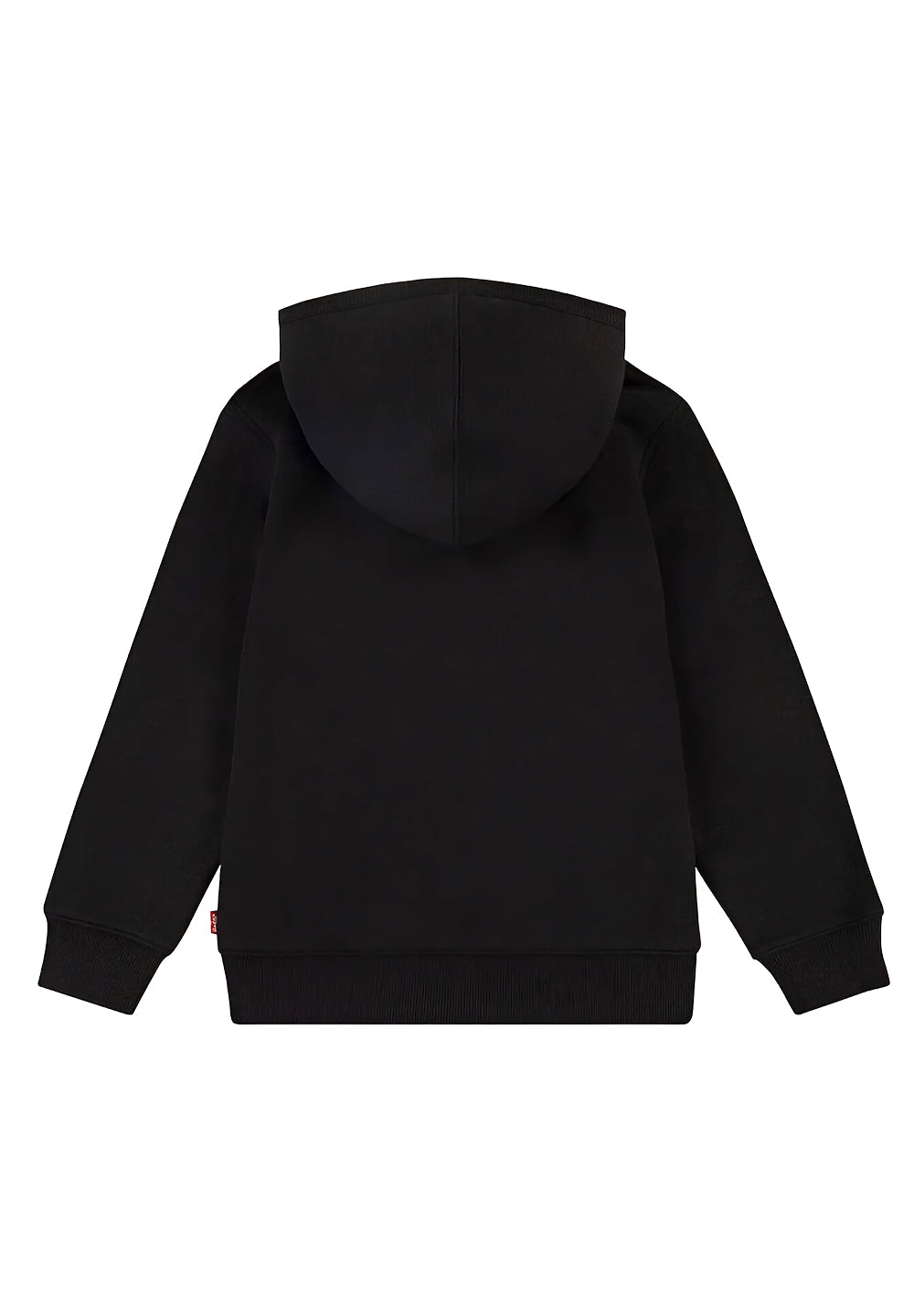 Felpa zip nera per bambino