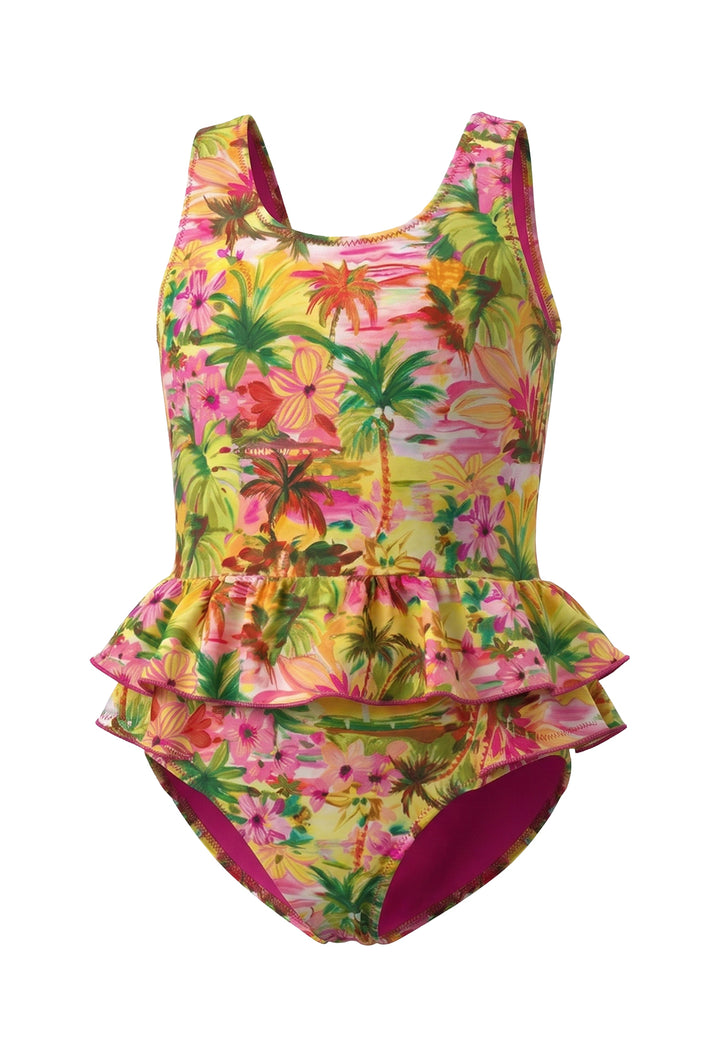 Costume intero multicolor per neonata