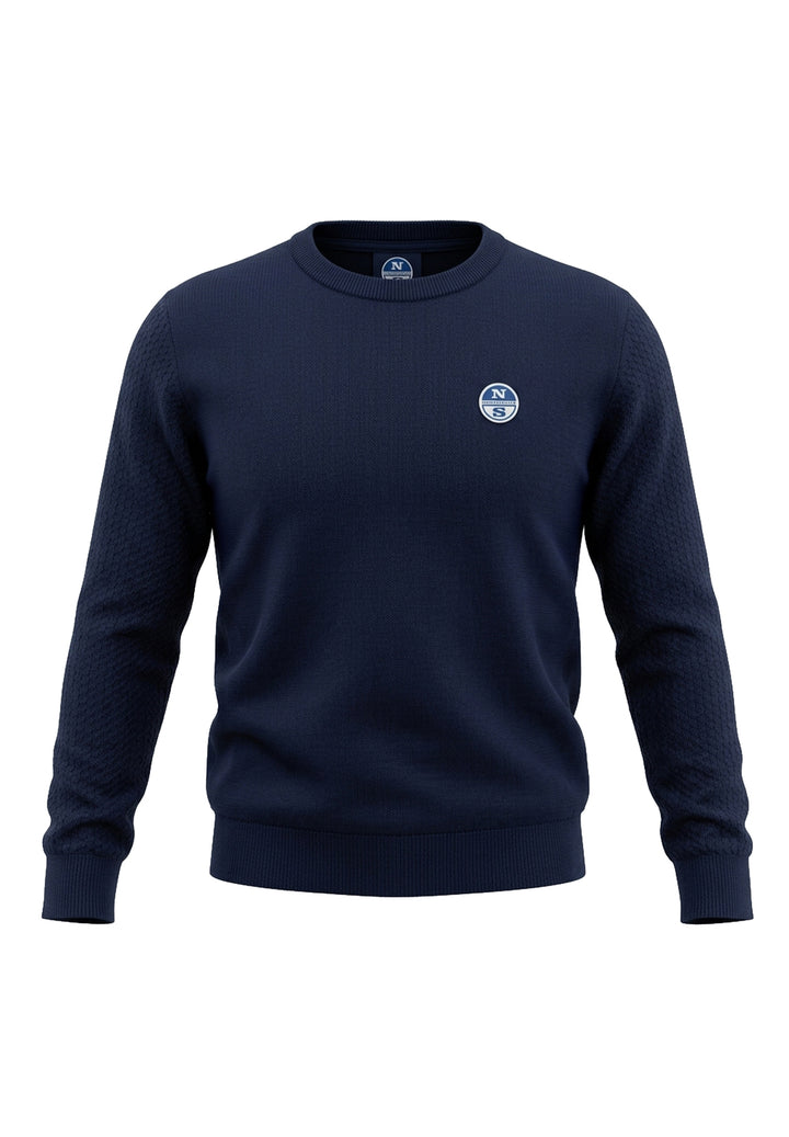 Maglioncino blu navy per bambino