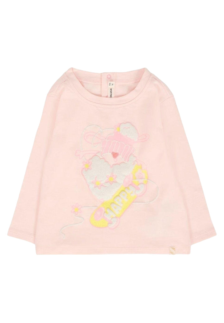 T-shirt rosa per neonata