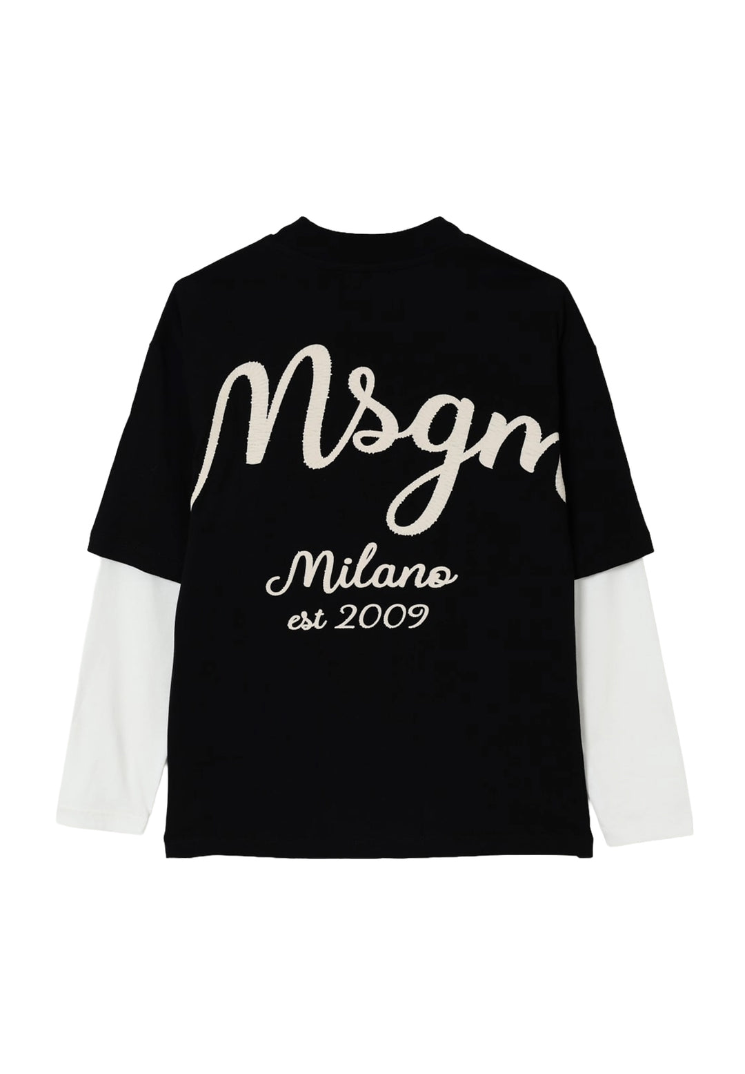 T-shirt nera per bambino