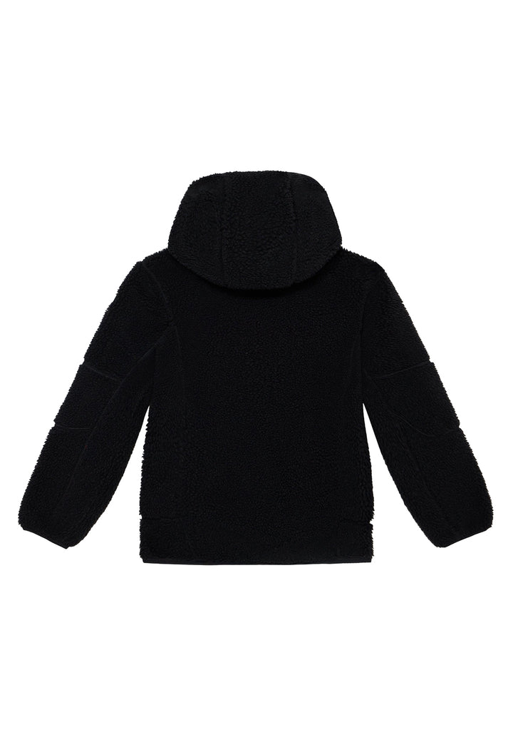 Giubbotto teddy nero per bambino