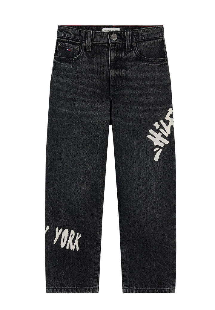 Jeans nero per bambino