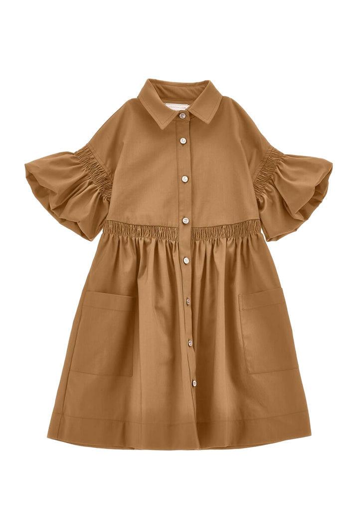 Vestito marrone per bambina