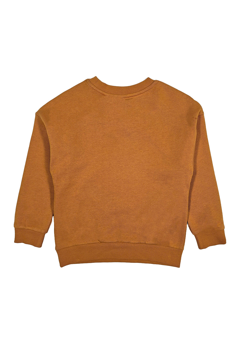 Mustard crewneck sweatshirt for boys