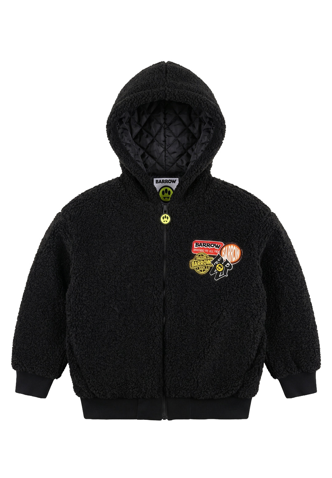 Giubbotto teddy nero per bambino