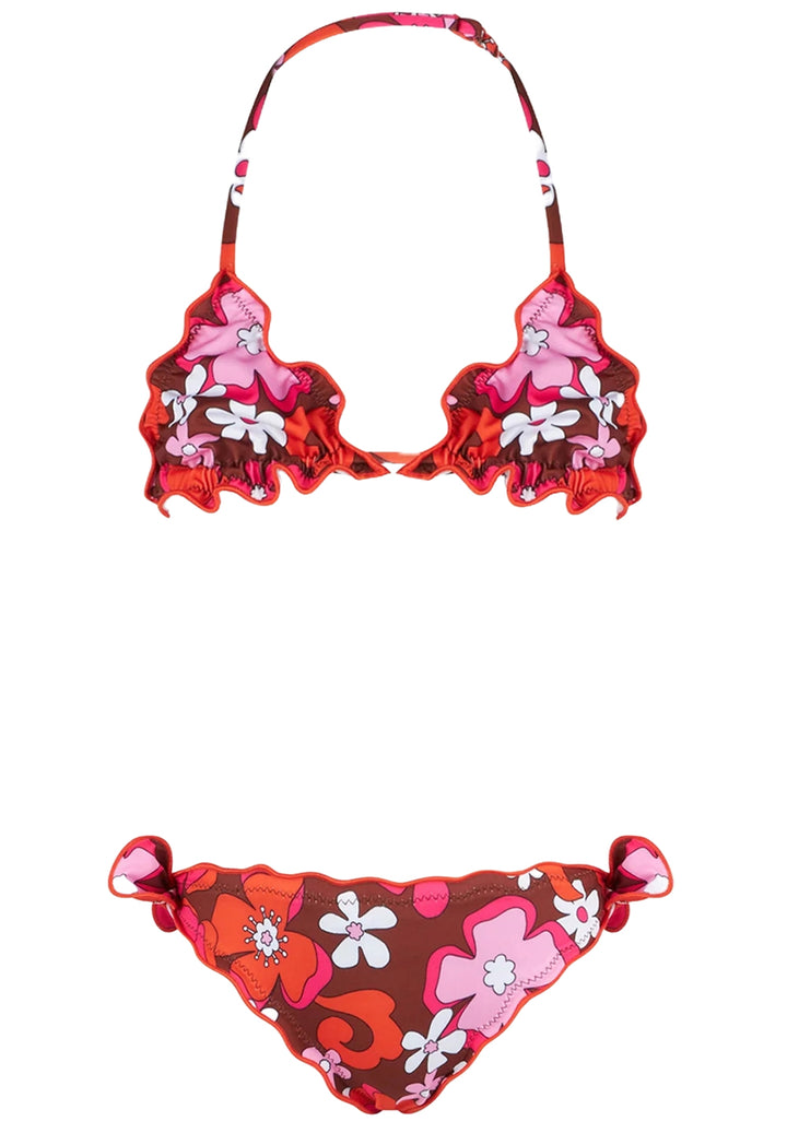 Costume bikini multicolor per bambina