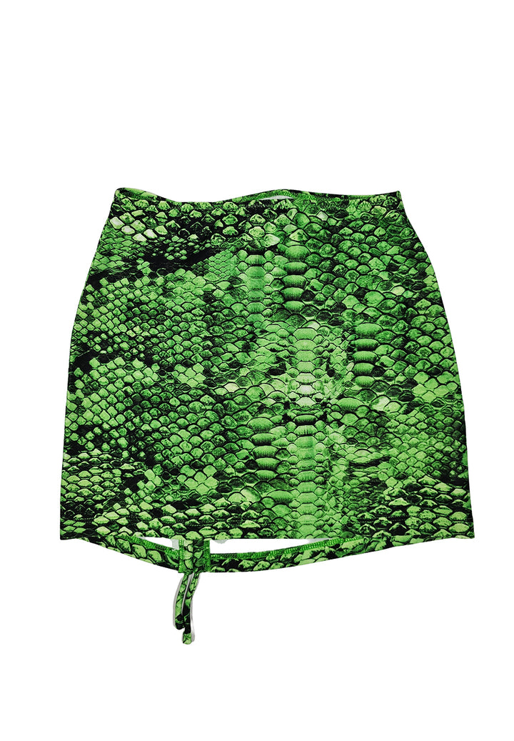 Gonna verde per bambina
