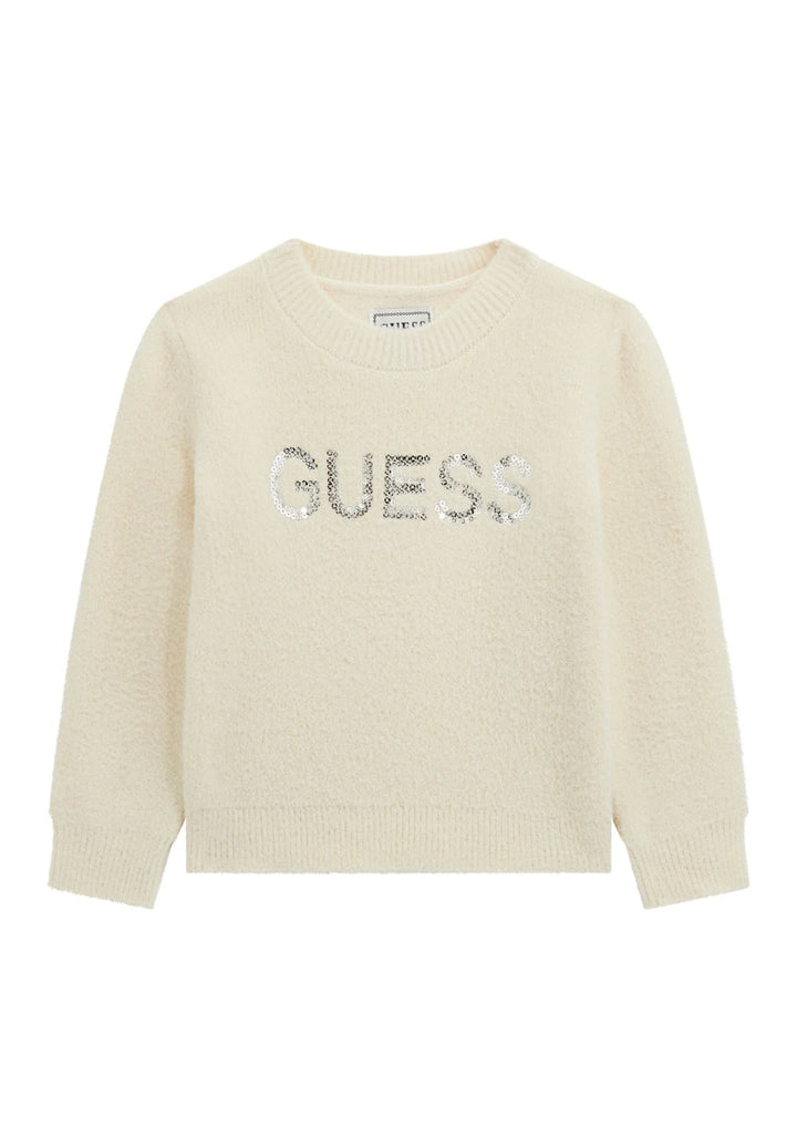 Maglione beige per bambina