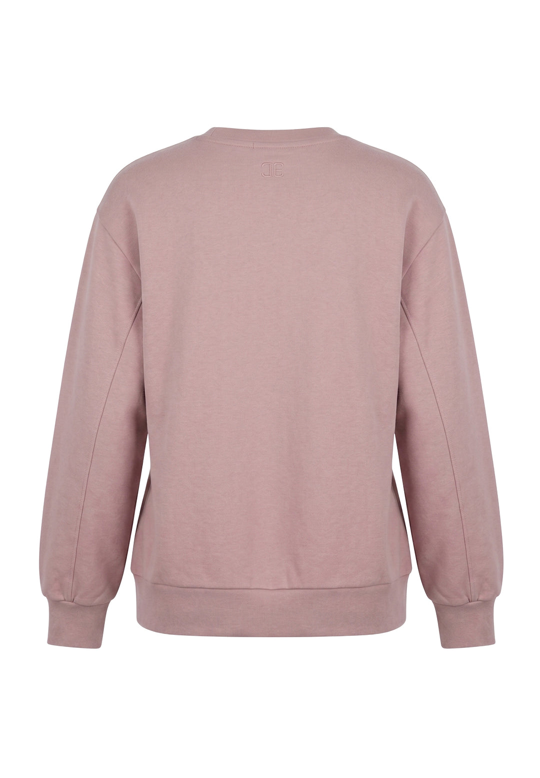 Felpa girocollo rosa per bambina