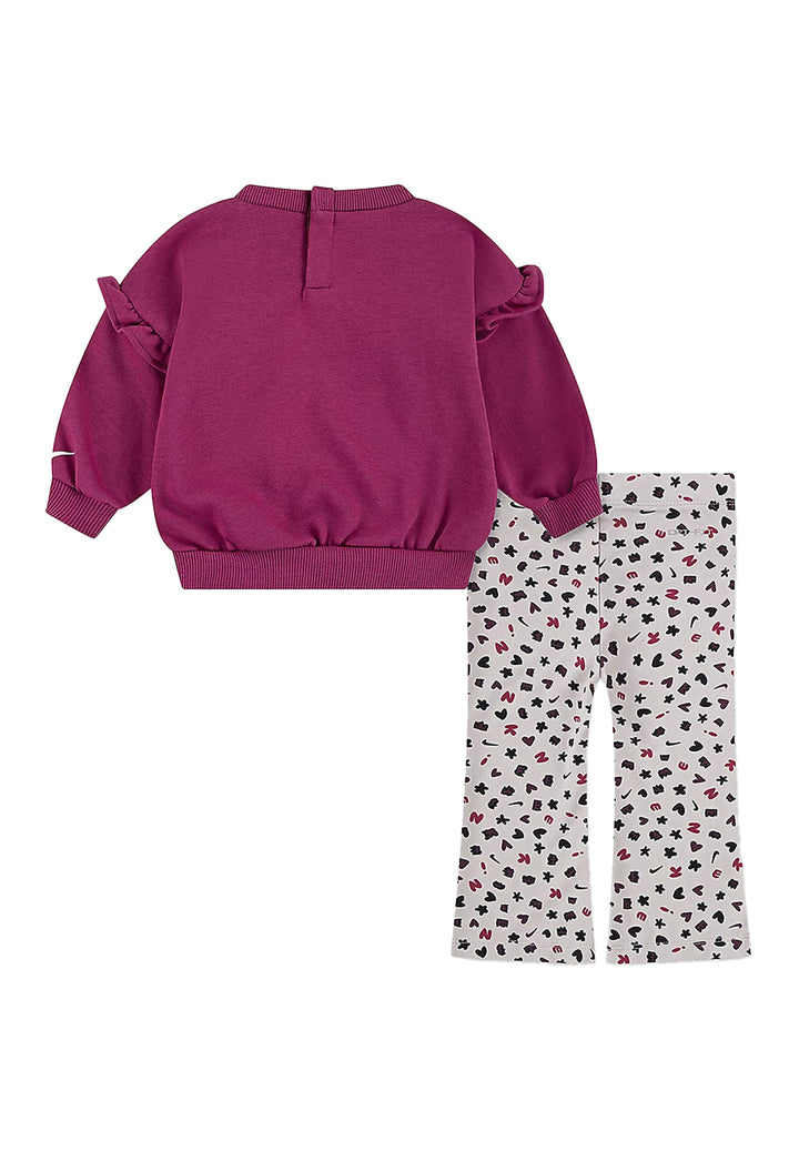Completo fuxia per neonata