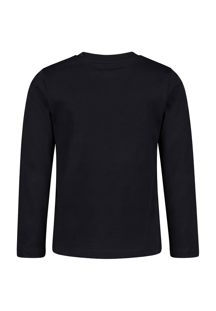 T-shirt nera per neonato