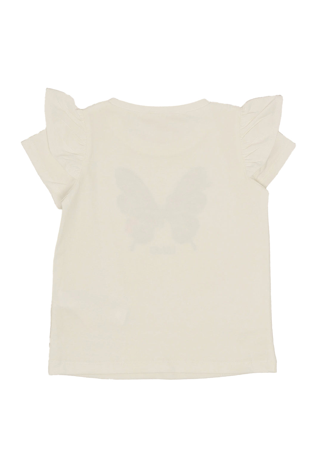 T-shirt bianca per neonata