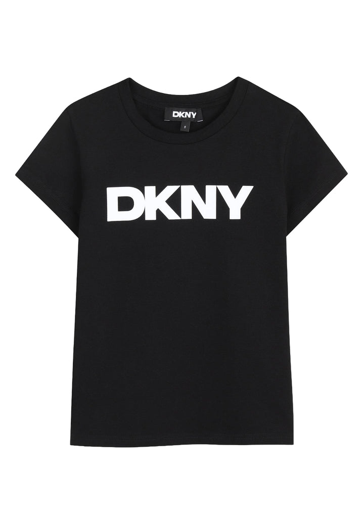 T-shirt nera per bambina