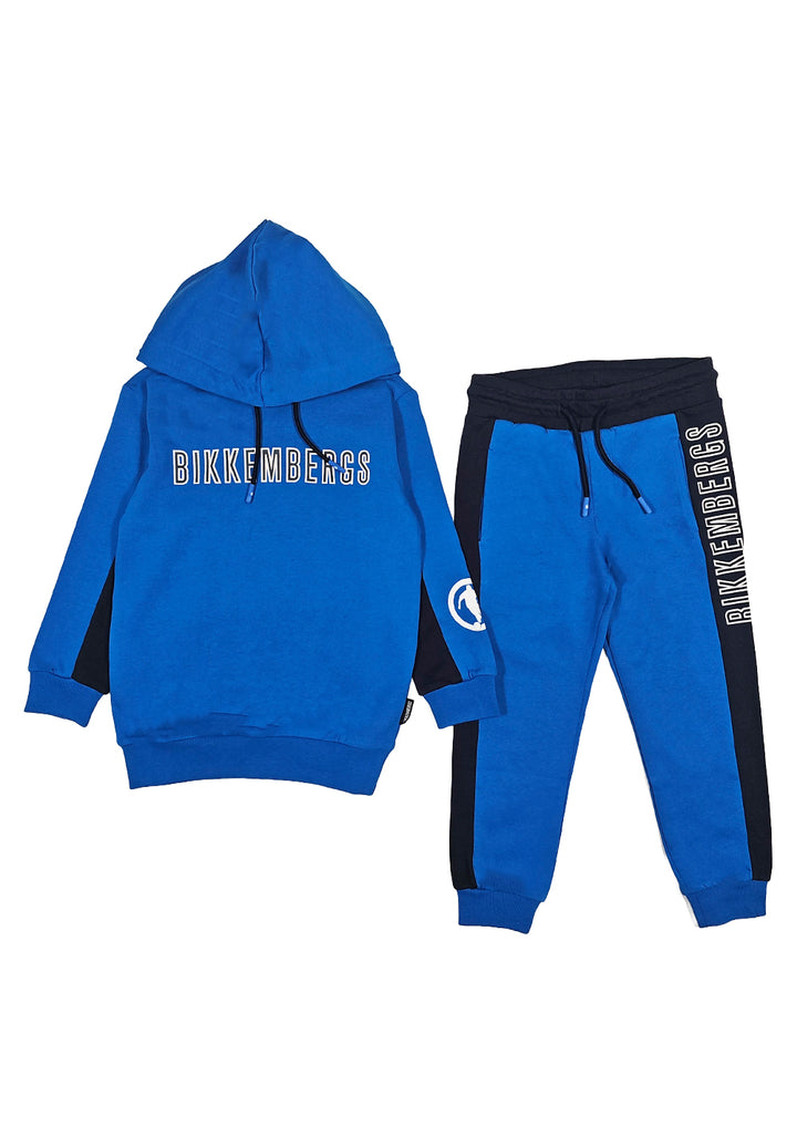 Royal blue sweatshirt set for boy