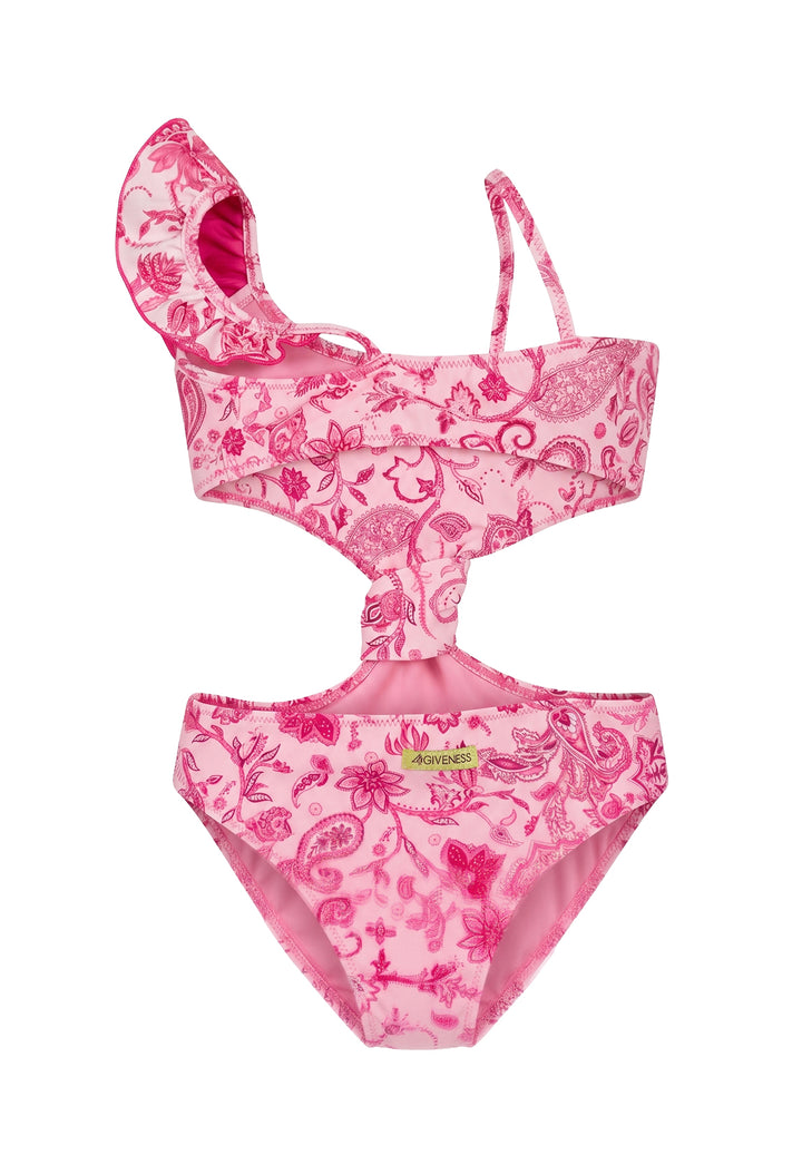 Costume intero rosa per bambina
