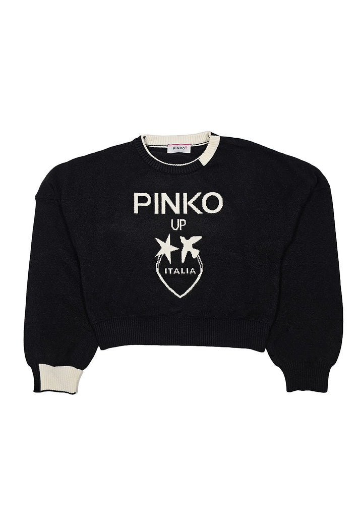 Maglione nero per bambina