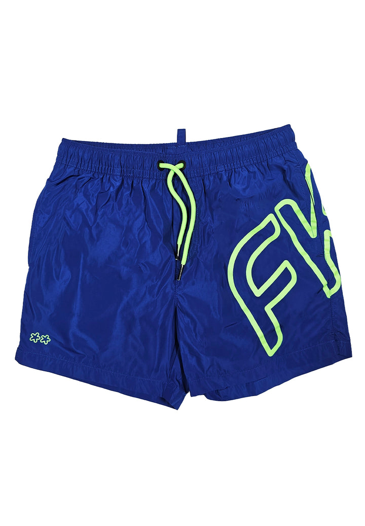 Costume boxer blu royal per bambino