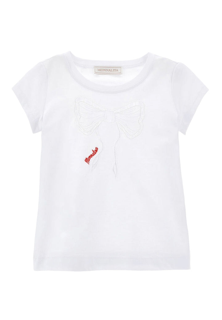 T-shirt bianca per bambina