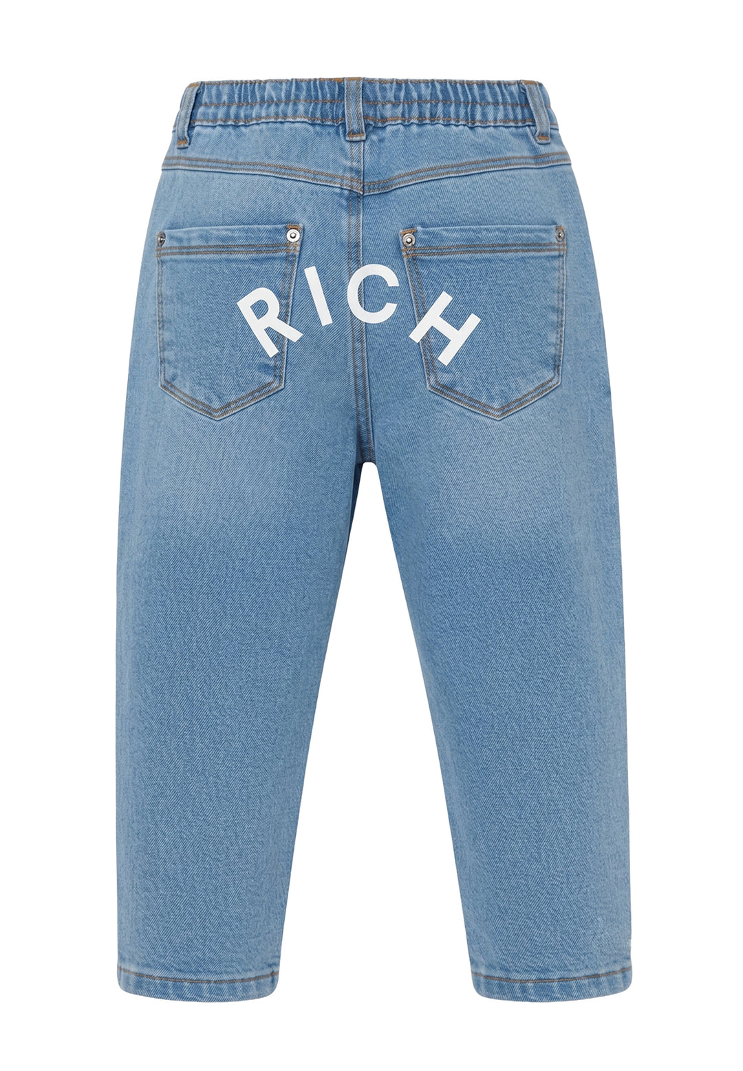 Jeans blu denim per neonato