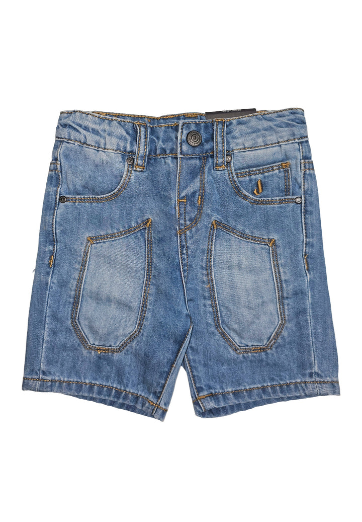 Bermuda denim blu per neonato