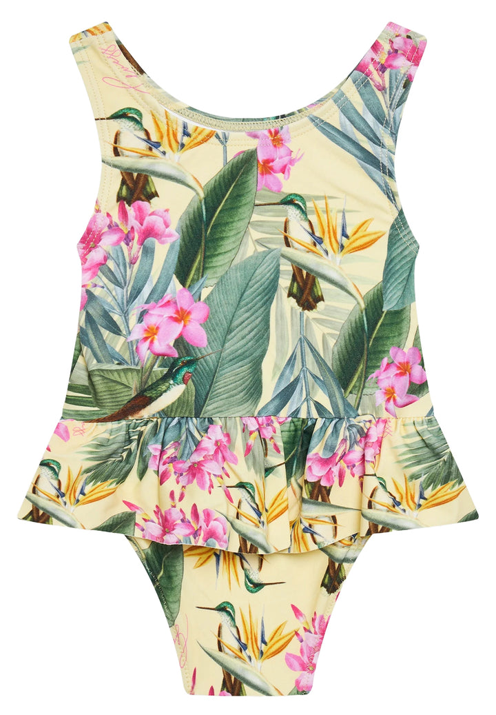 Costume intero multicolor per neonata