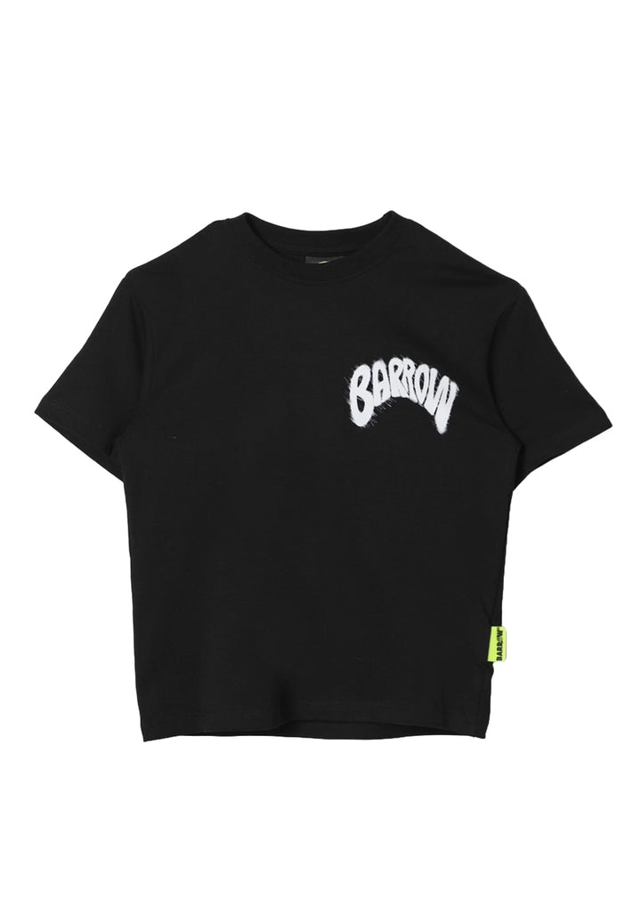 T-shirt nera per bambino