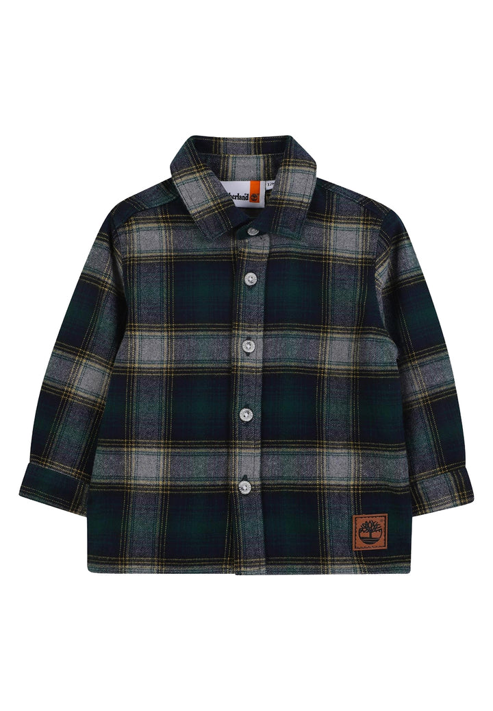 Camicia verde per bambino