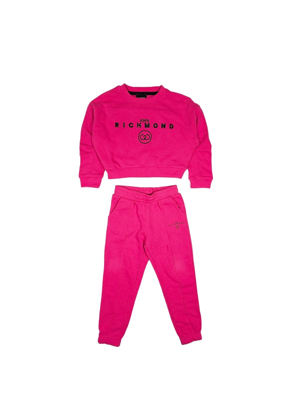 Completo felpa fuxia per bambina - Primamoda kids