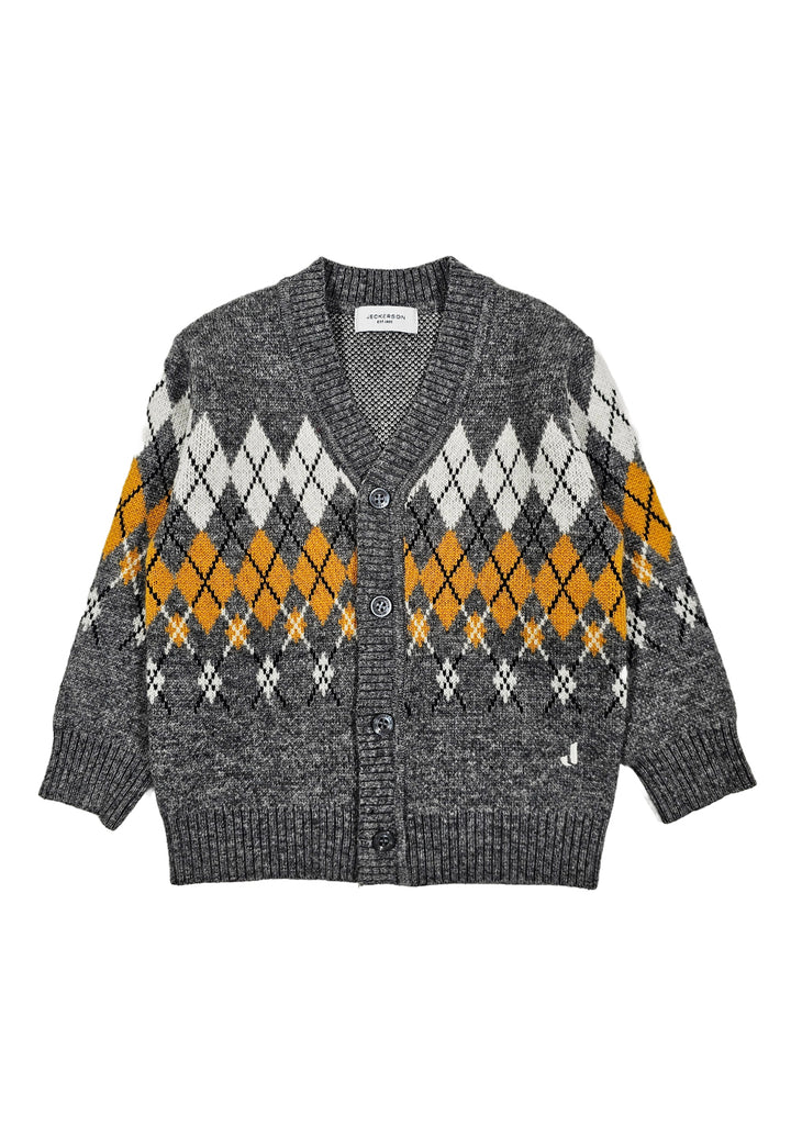 Cardigan grigio per neonato