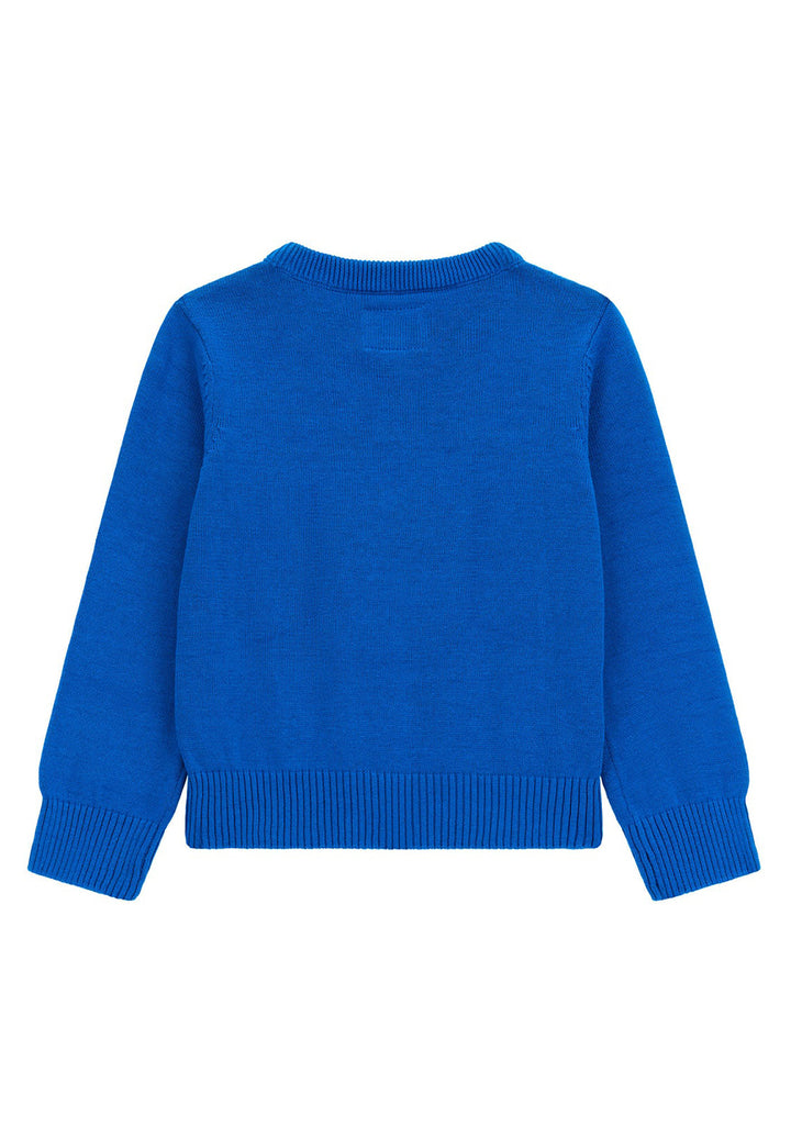 Blauer Pullover für Jungen