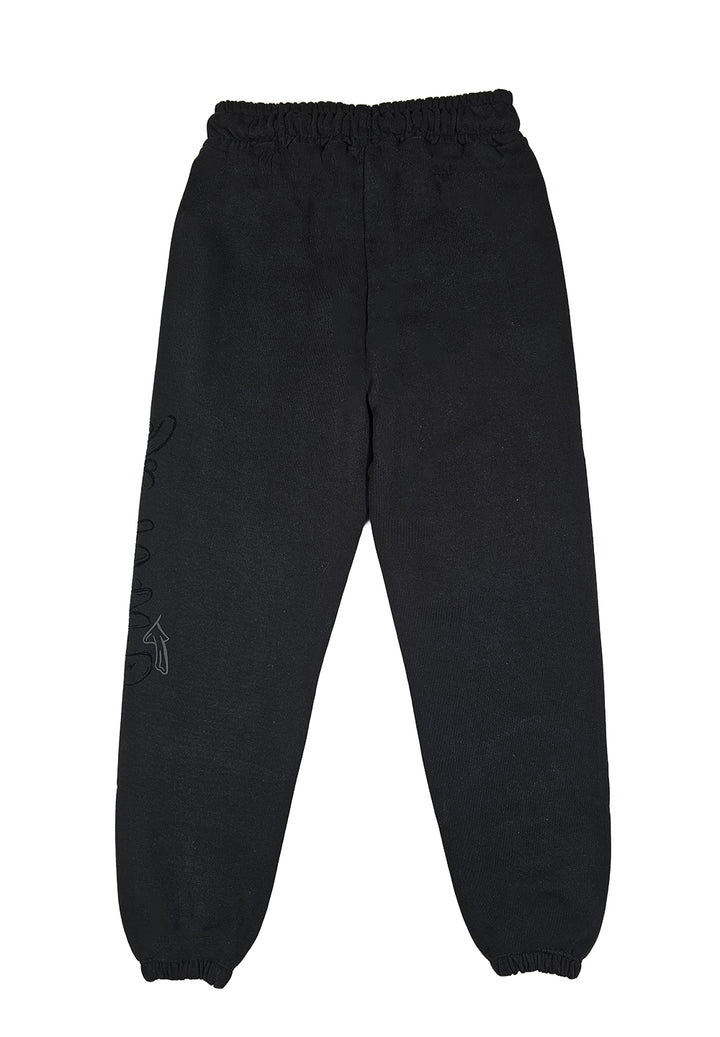 Pantalone felpa nero per bambino