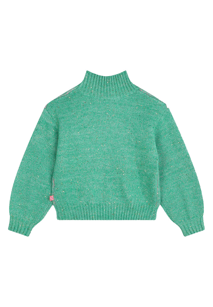 Maglione verde per bambina