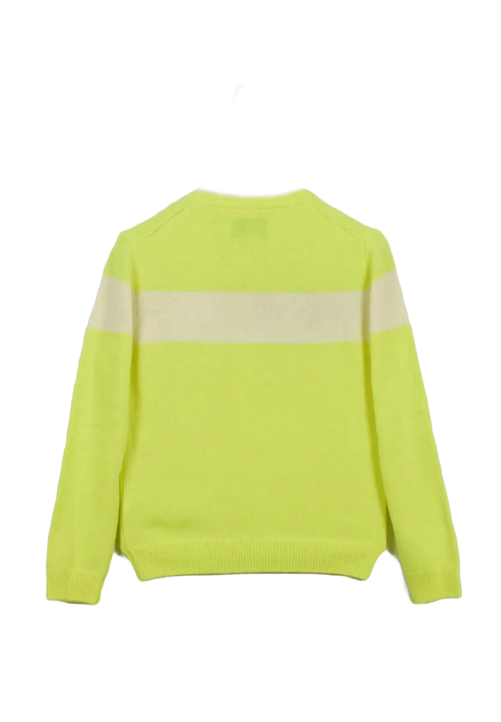Fluorescent yellow sweater for boys