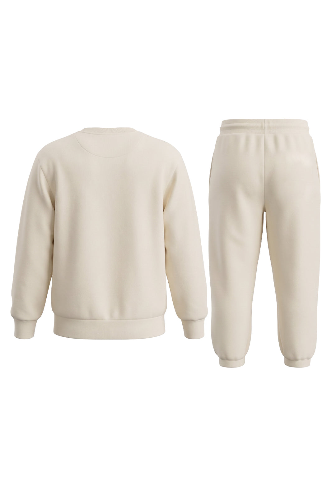Completo felpa crema unisex