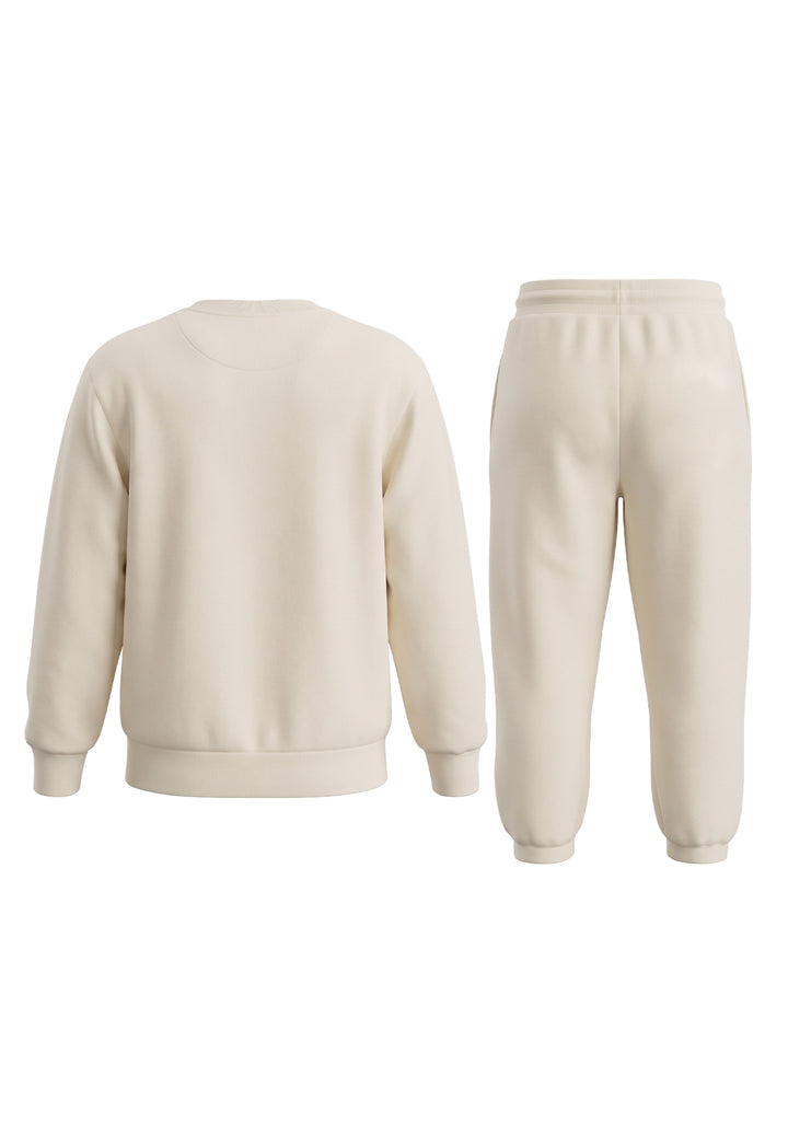 Completo felpa crema unisex
